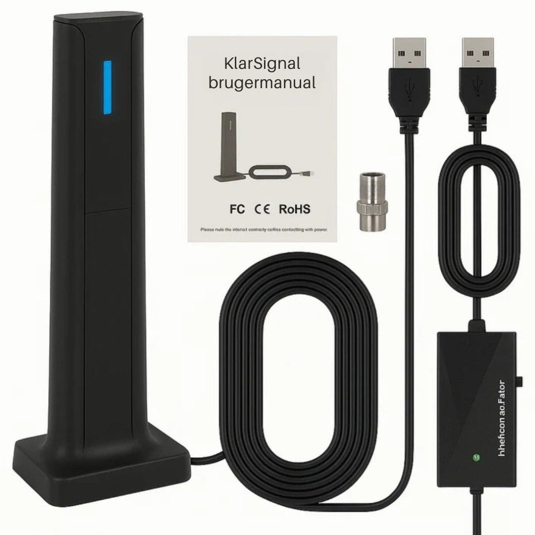 KlarSignal Antenne – Gratis TV uden kabler og abonnement