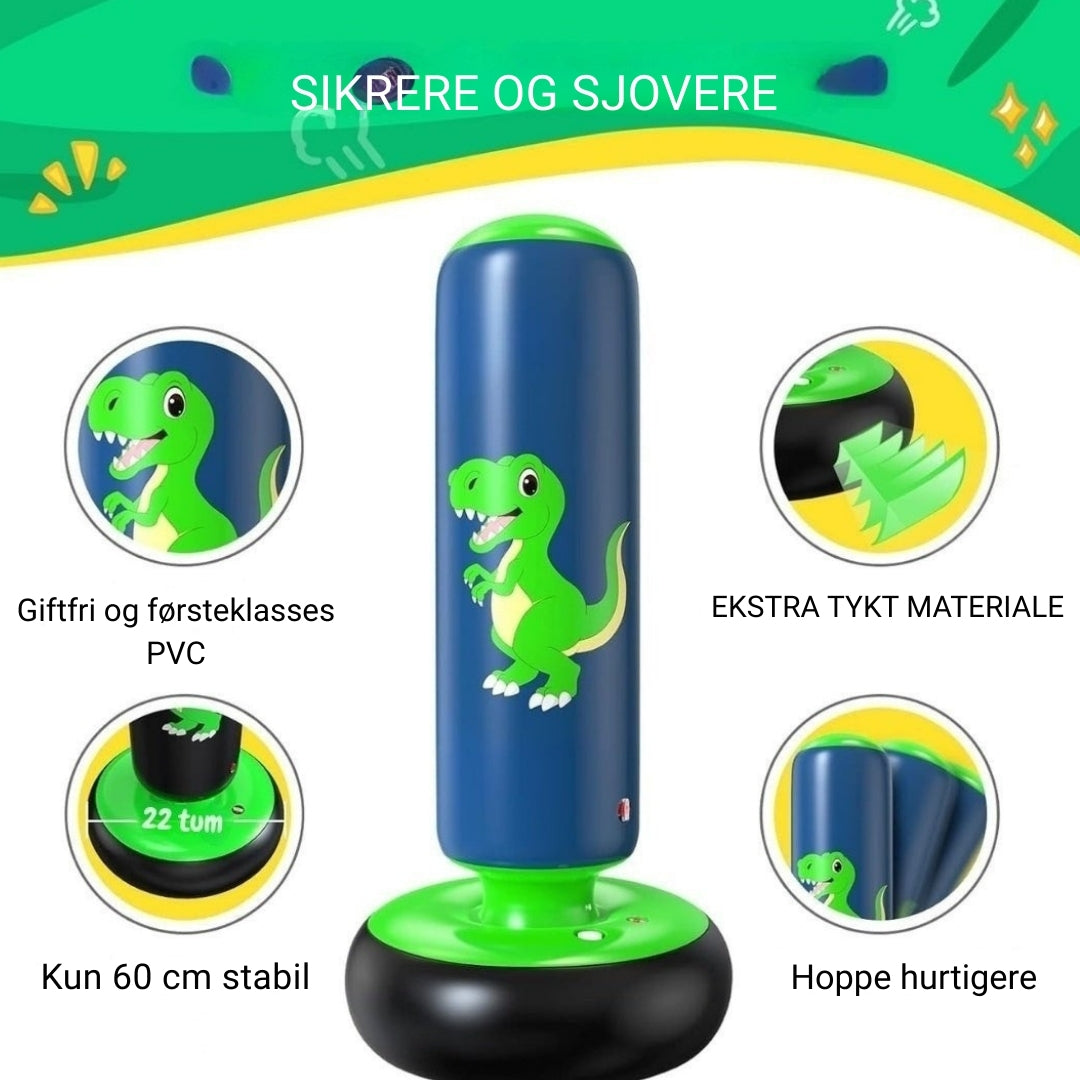 SlagGlæde – Den oppustelige boksepose der forvandler energi til sjov og selvtillid